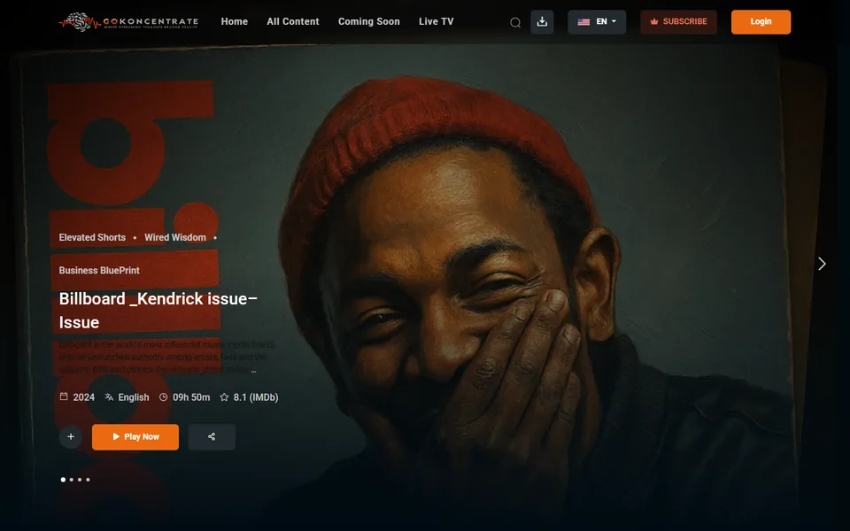 GoKoncentrate App interface screenshot